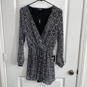 Express Black & White Romper